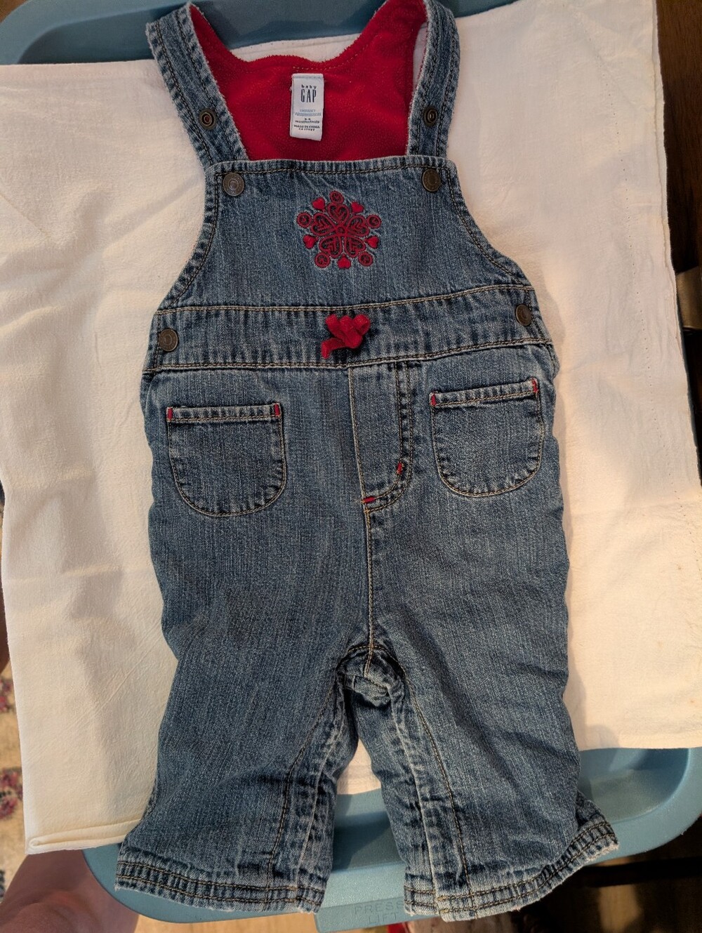 GAP Baby Overall Lined 3-6 Months